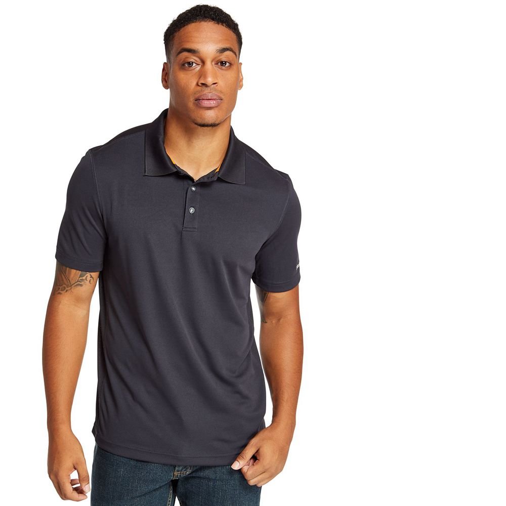 Polo Masculino - Timberland Wicking Good Shirt - HOGTW8234 - Azul Marinho